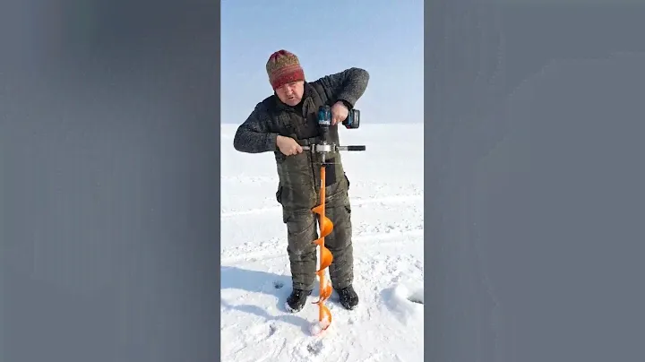 Самодельный редуктор для ледобура, из стартера.