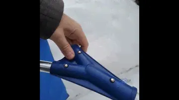 Скребок для уборки снега с крыши с тканью